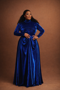 Elysia Shimmery Chiffon Gown | Elegant Ready to Wear by Nigerian Designer