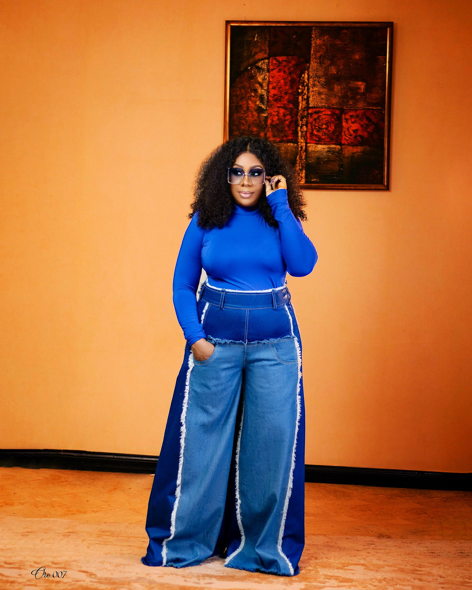 AXIS Denim Pants | Statement Wide-Leg Denim by Nonnistics