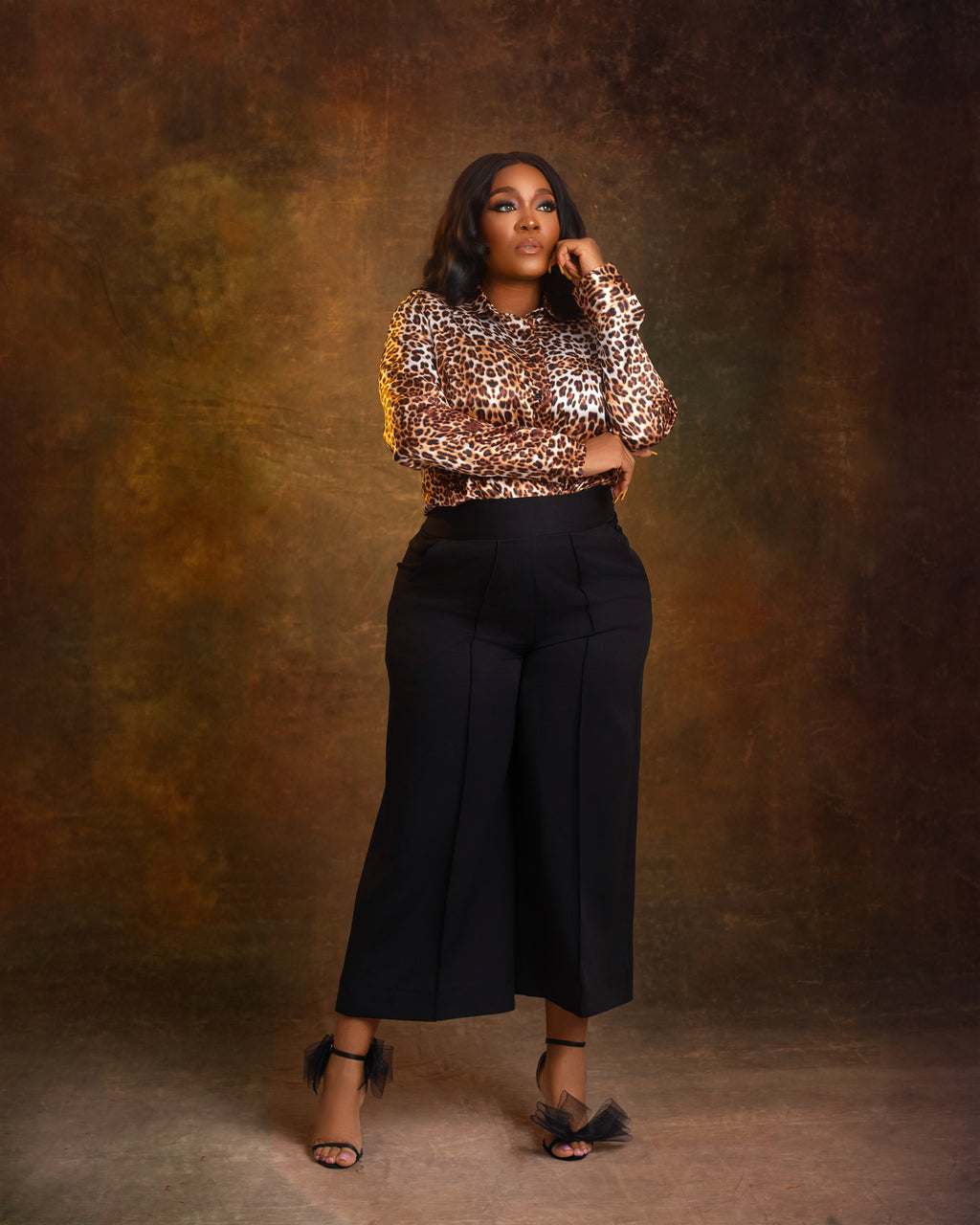 Chet Tailored Culotte Pant – High Waist Wide Leg Women’s Trousers | Nonnistics