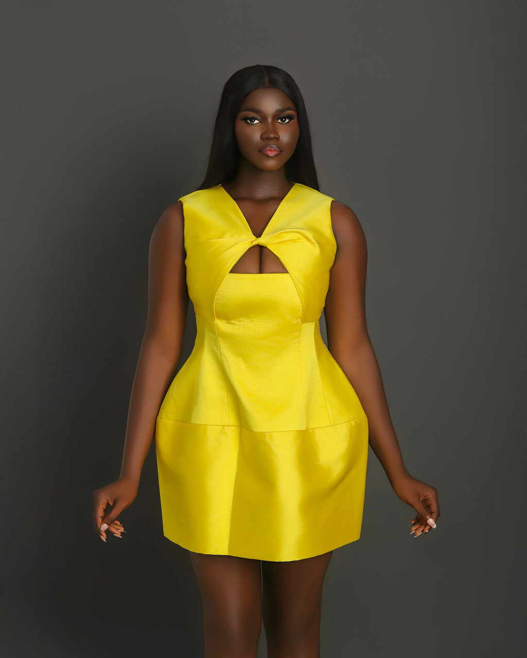 LUMINA Dress | Elegant Yellow Ready-to-Wear by Nonnistics