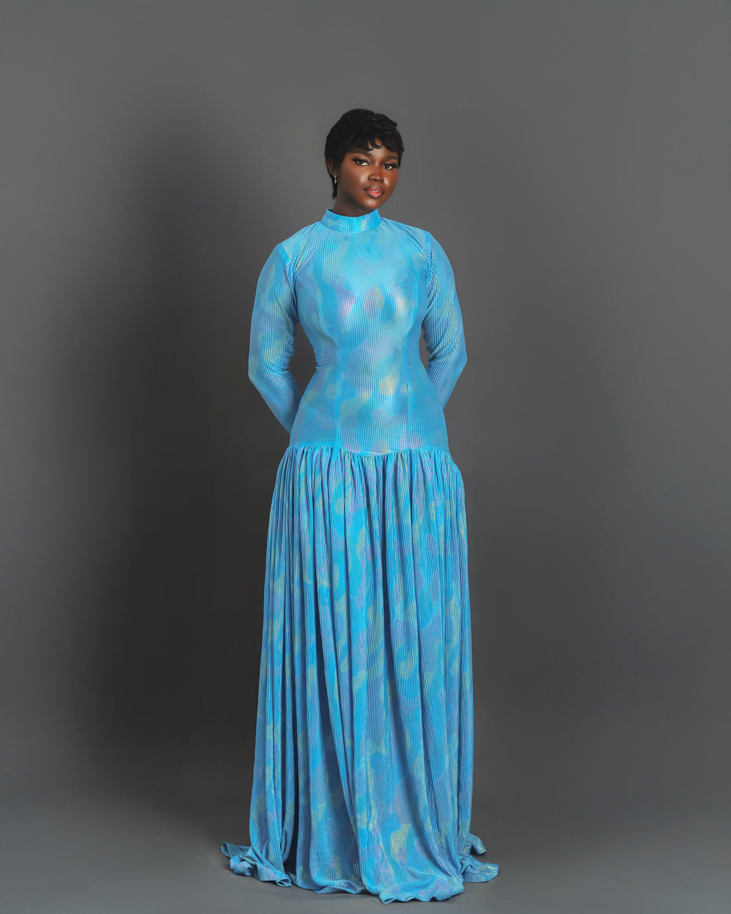 SERENA Dress | Timeless Blue Ready-to-Wear by Nonnistics