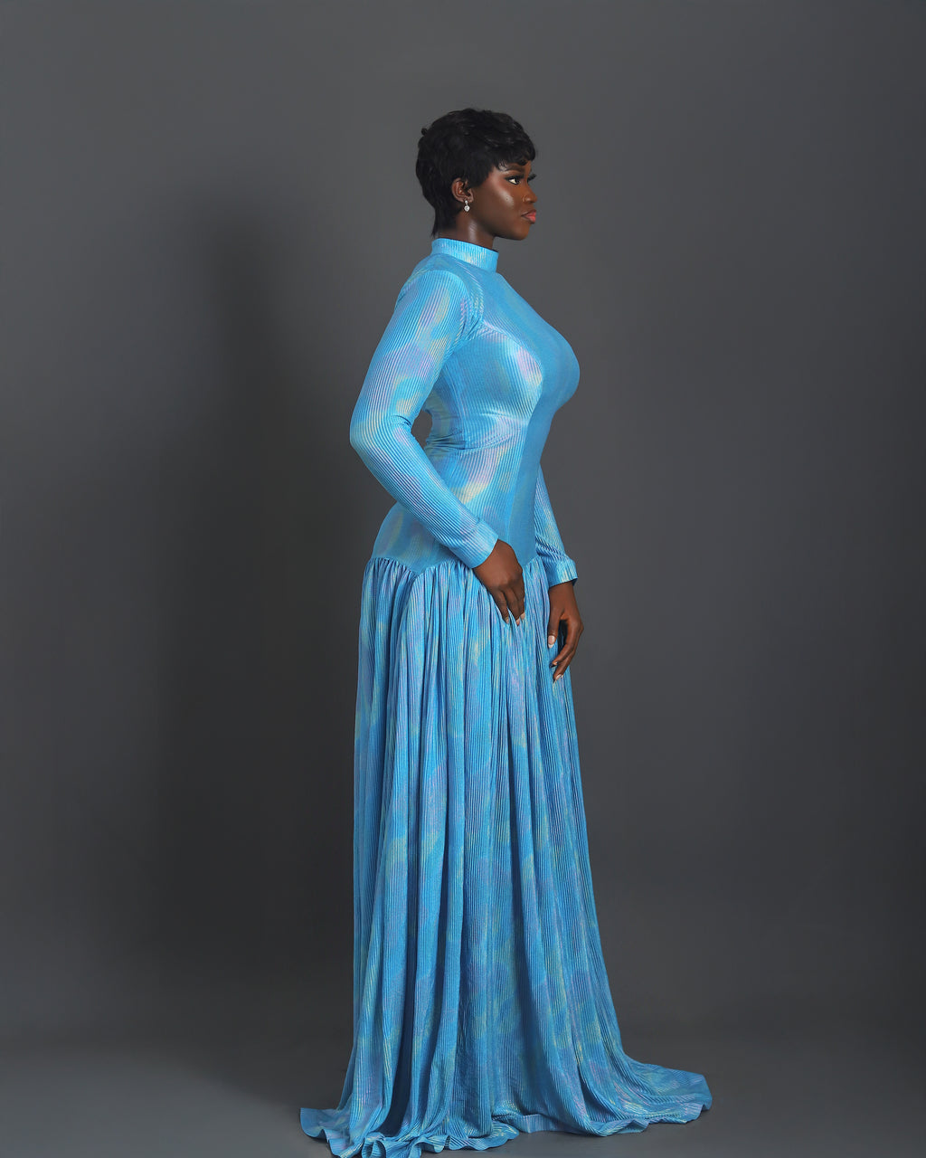 SERENA Dress | Timeless Blue Ready-to-Wear by Nonnistics