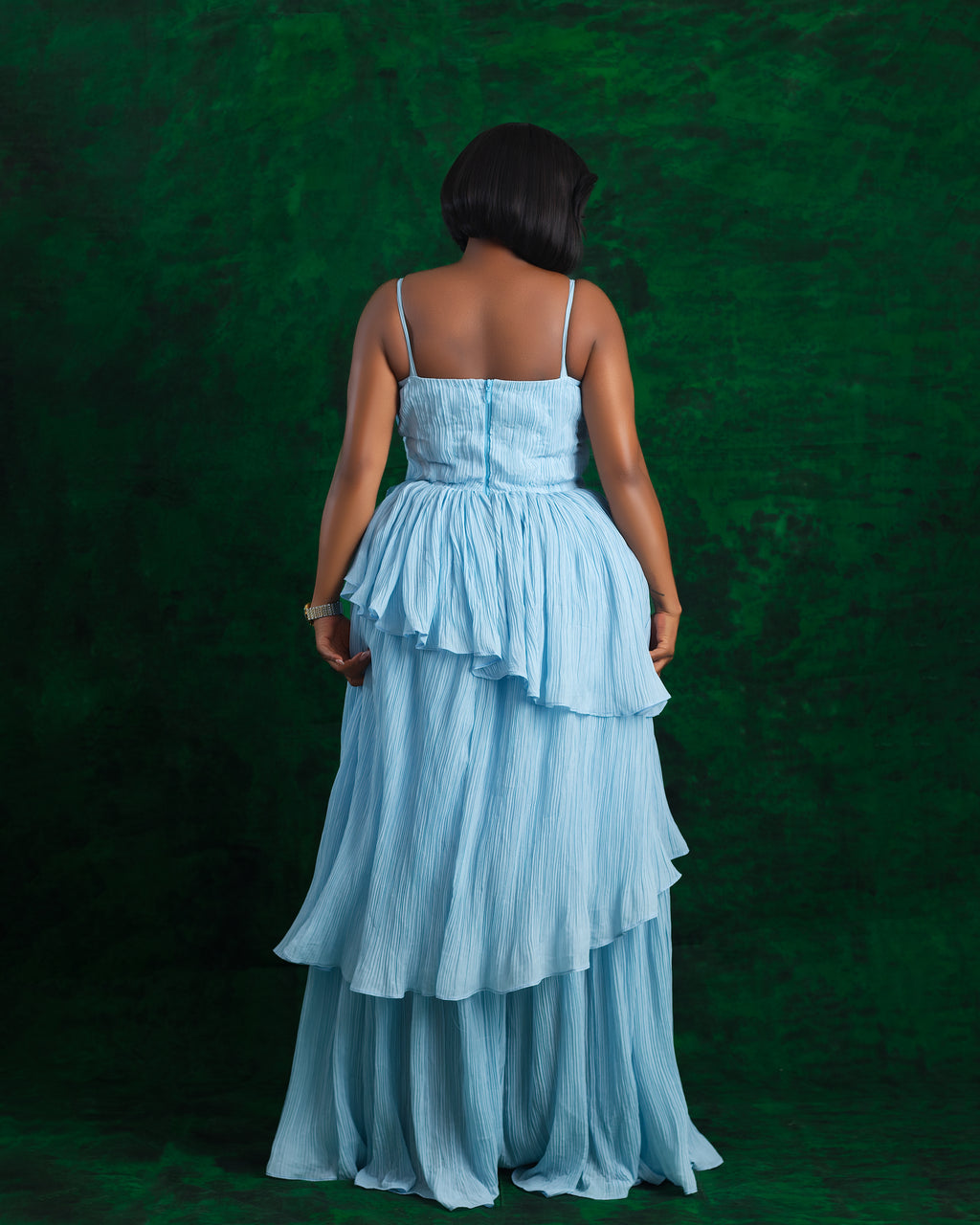 Pixel Dress | Elegant Layered Ready-to-Wear by Nonnistics