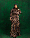 SAFIRA Dress | Elegant Leopard Print Ready-to-Wear by Nonnistics