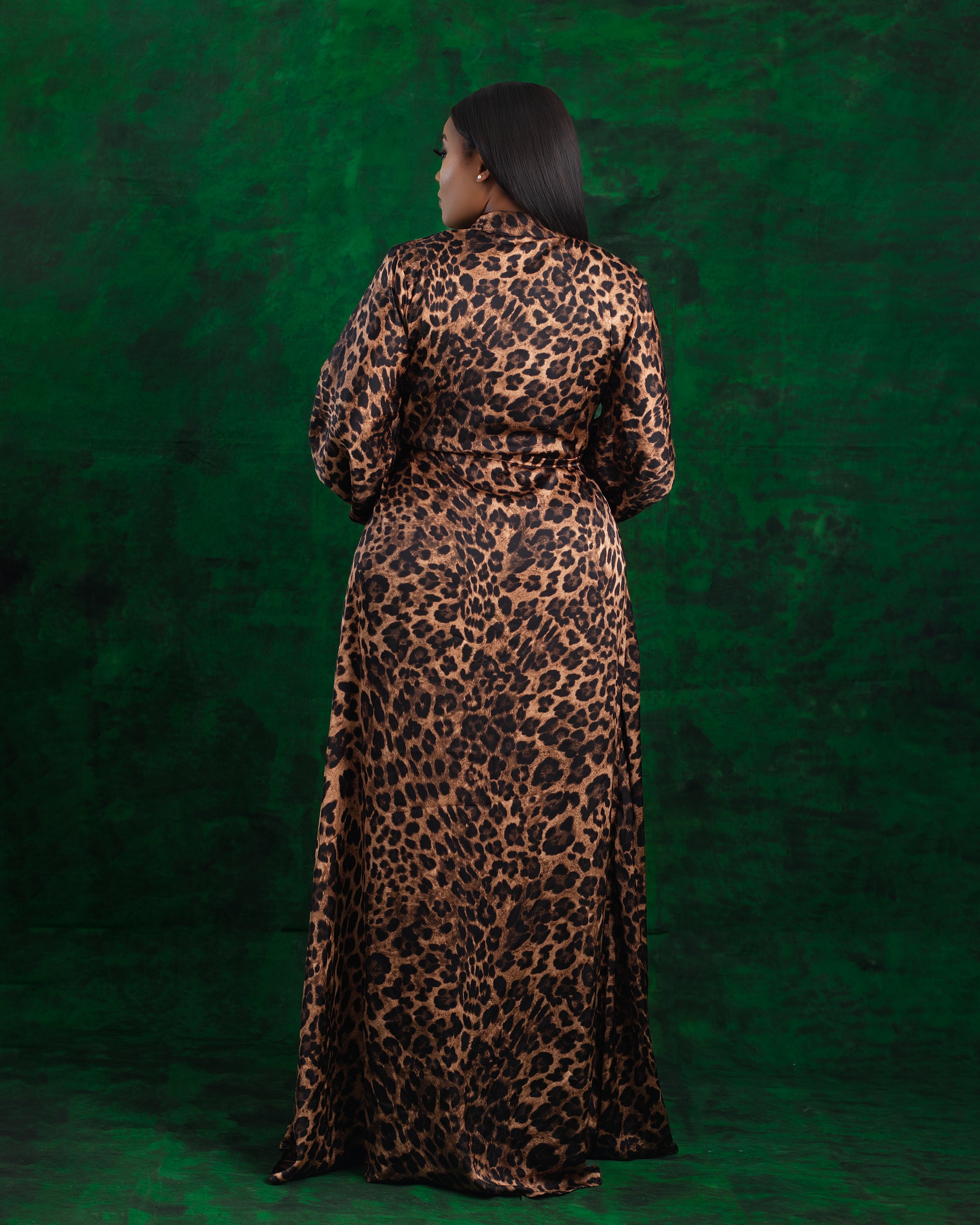 SAFIRA Dress | Elegant Leopard Print Ready-to-Wear by Nonnistics